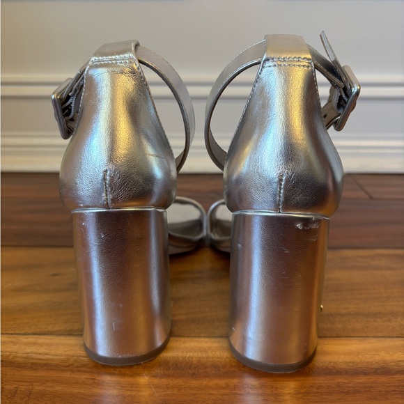 Circus by Sam Edelman Silver Women's Chunky Heels Size 8.5 - Picture 15 of 16